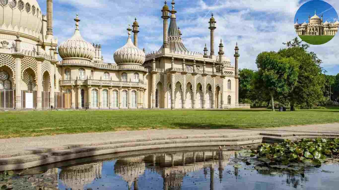which of the following best describes the romantic architecture at the royal pavilion in brighton?