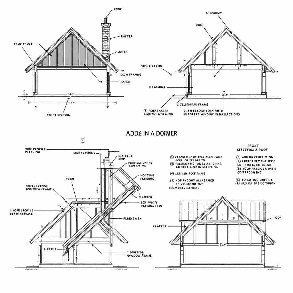 how to add a dormer to a roof house