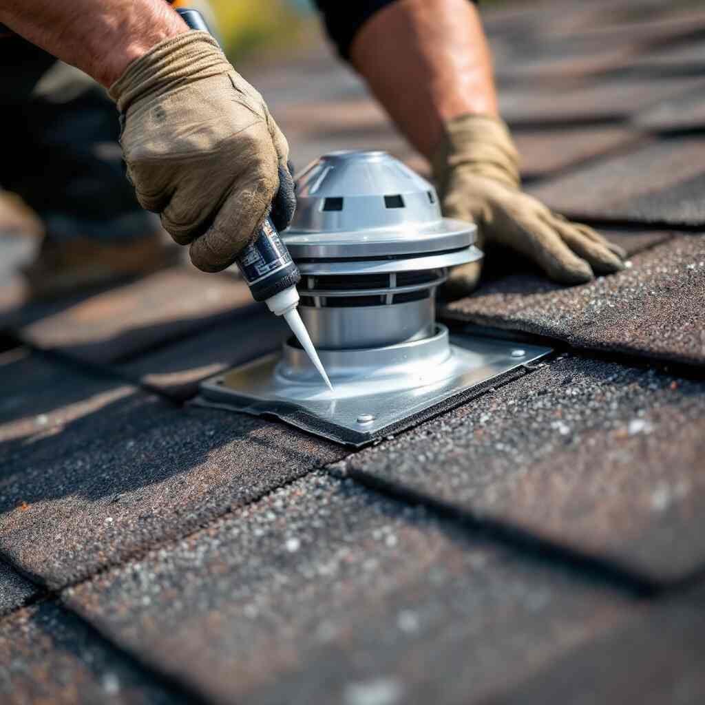 how do i stop my roof vent from leaking