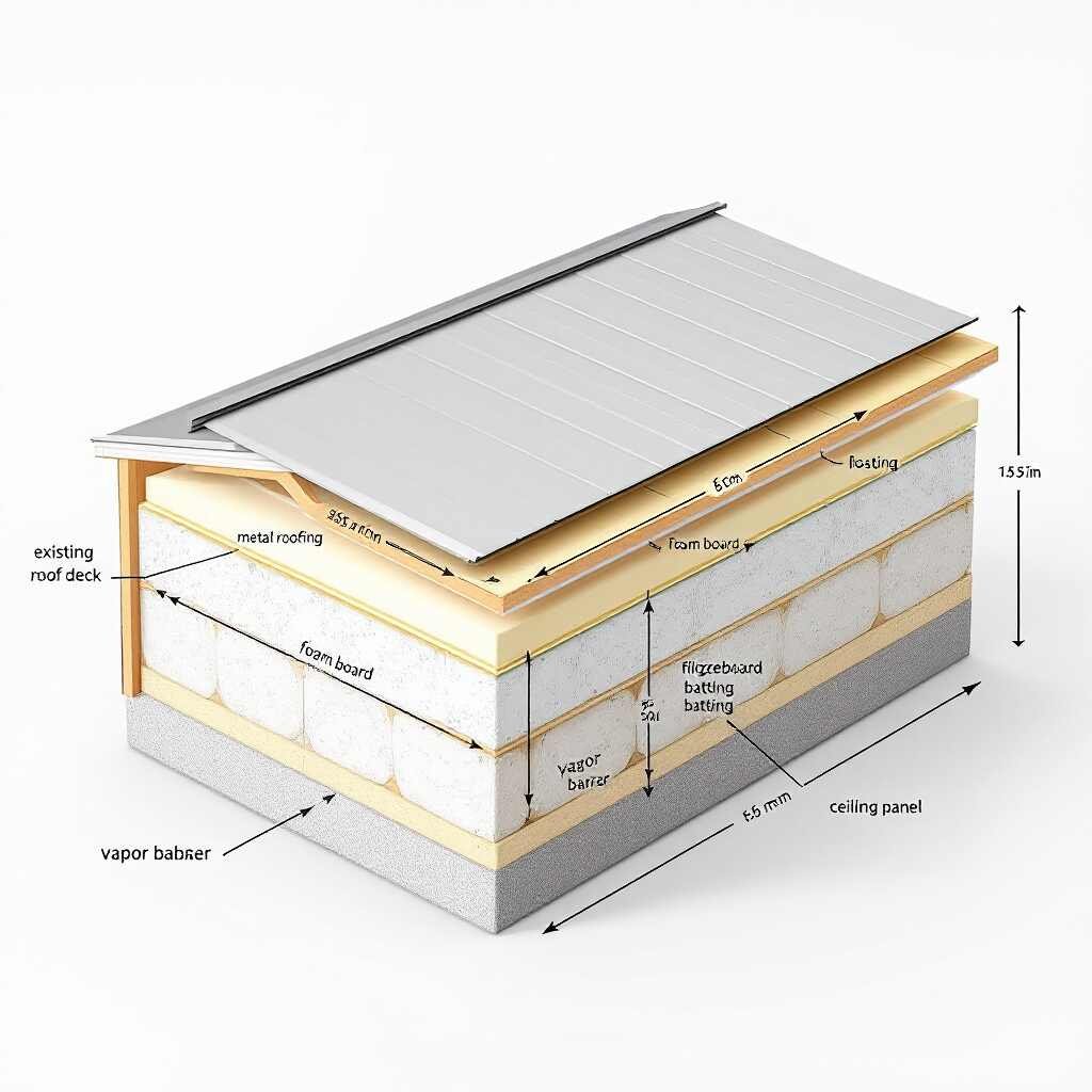 how to insulate a mobile home roof