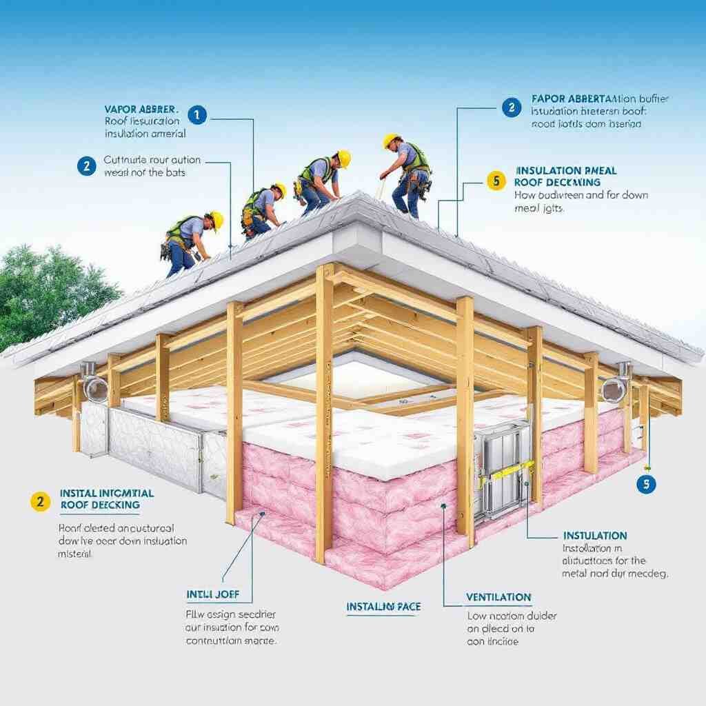 how to insulate a mobile home roof