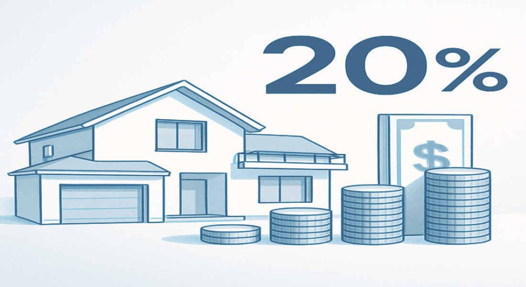 what is average deposit for a house