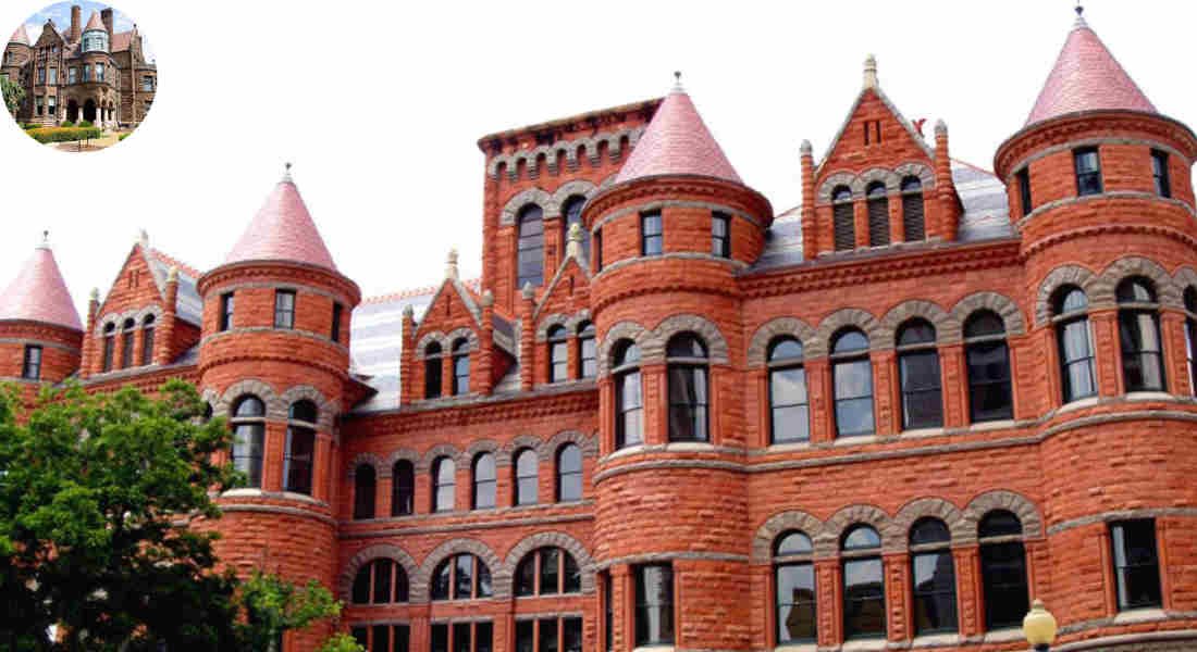 which of the following is not a feature of romanesque architecture?