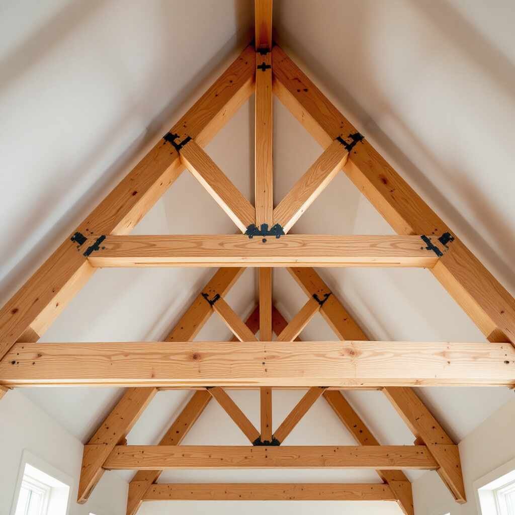 how far can house roof trusses span
