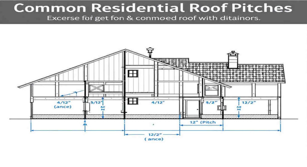 what is the normal pitch of a house roof