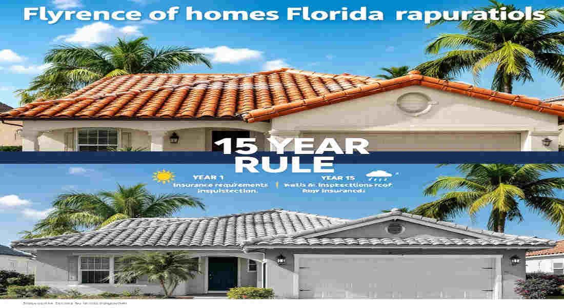 what is the 15 year house roof rule in florida?