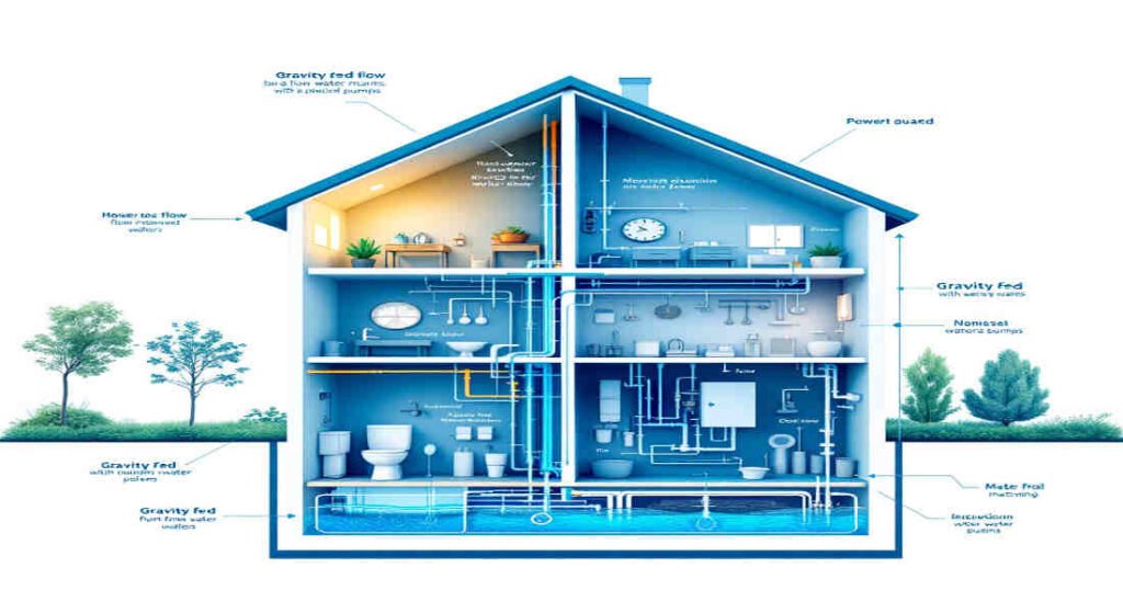 does house plumbing work without electricity