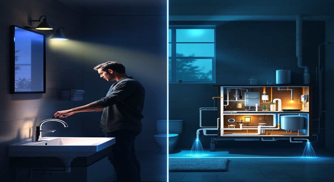 does home plumbing work during a power outage