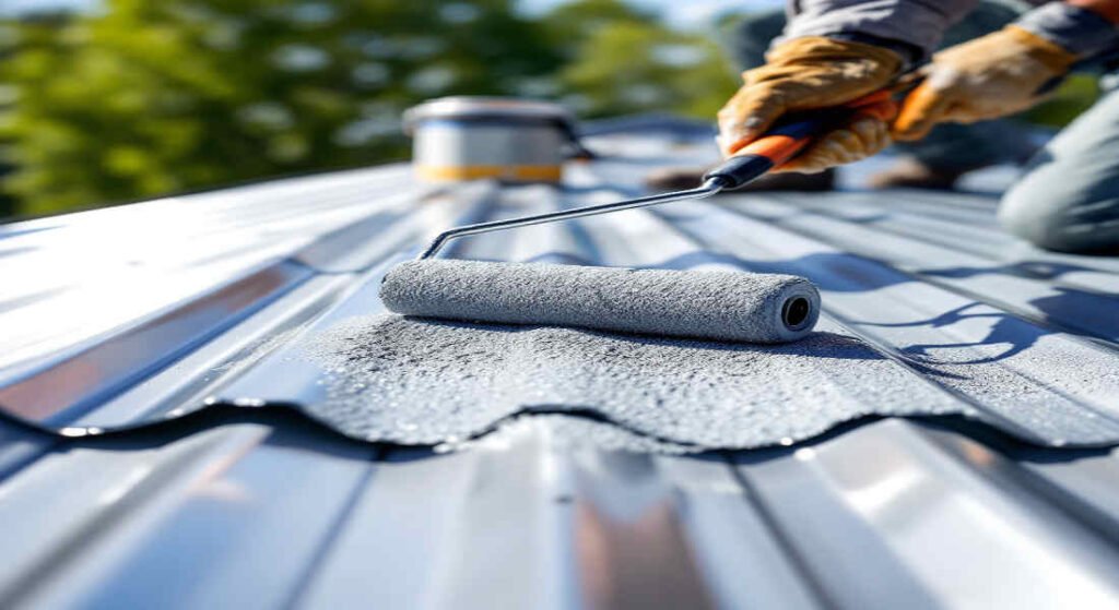 can you paint aluminum house roof