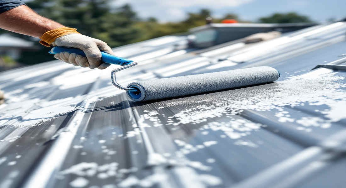 can you paint aluminum house roof
