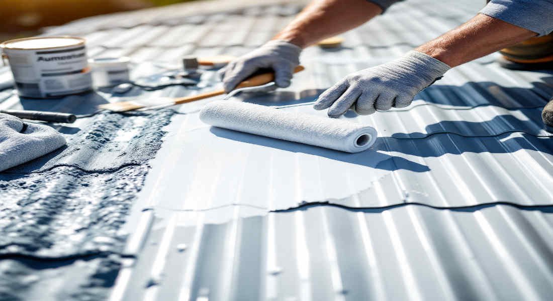 can you paint aluminum house roof