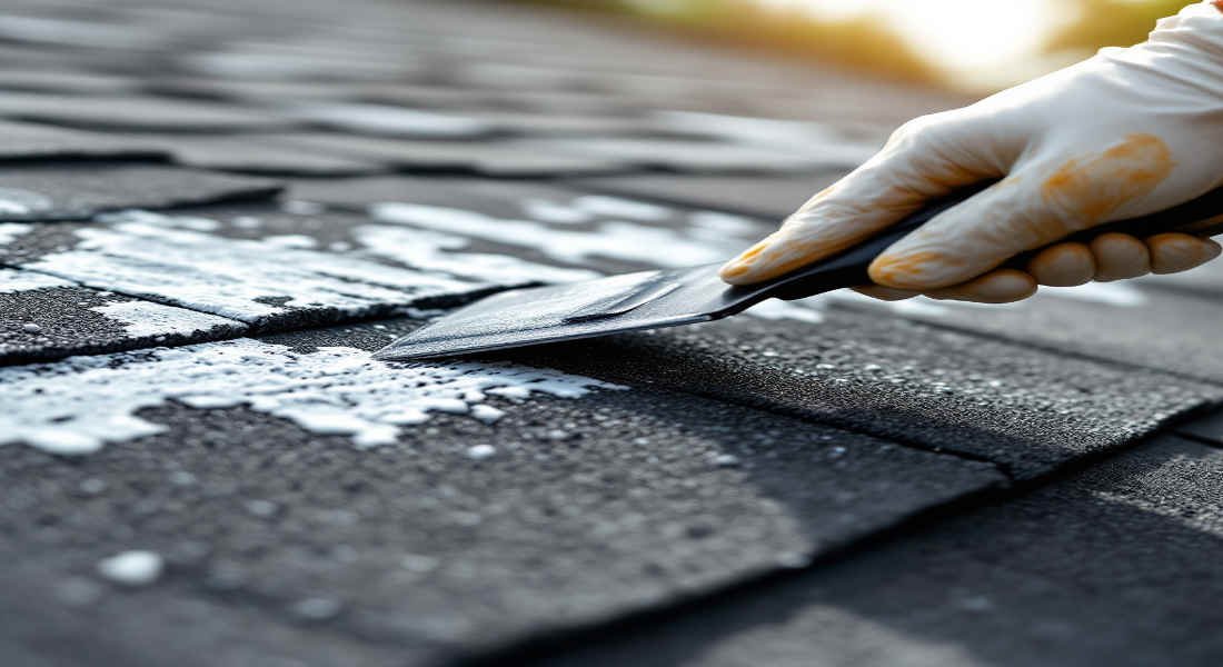 how to get paint off house roof shingles