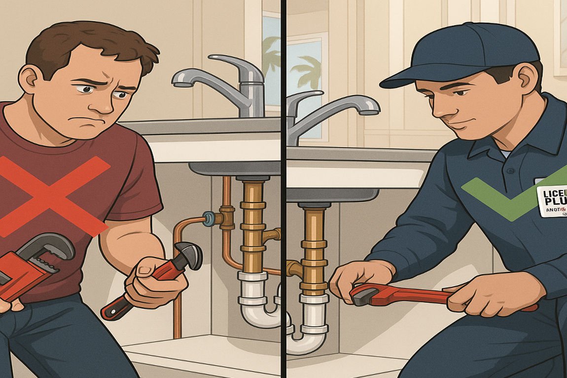 can a homeowner replace plumbing system in highlands county florida