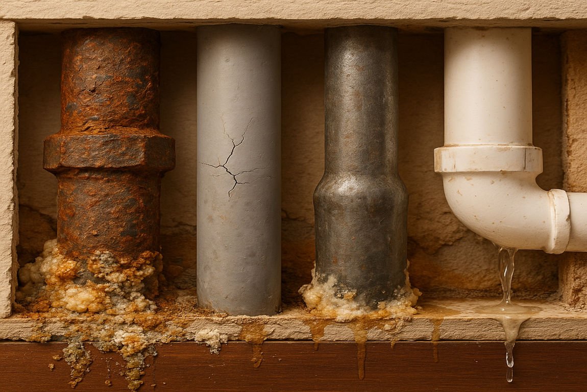 what house plumbing pipes are bad