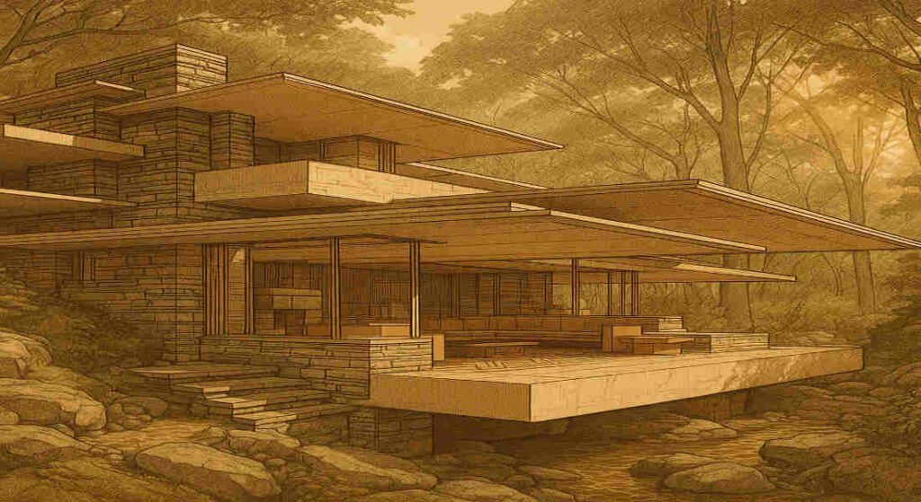 what was the basic principle of frank lloyd wright's organic architecture