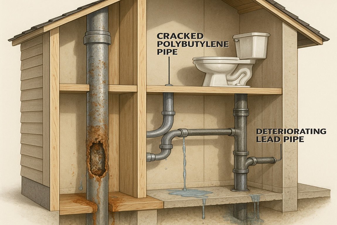 what type of plumbing is not good in a house
