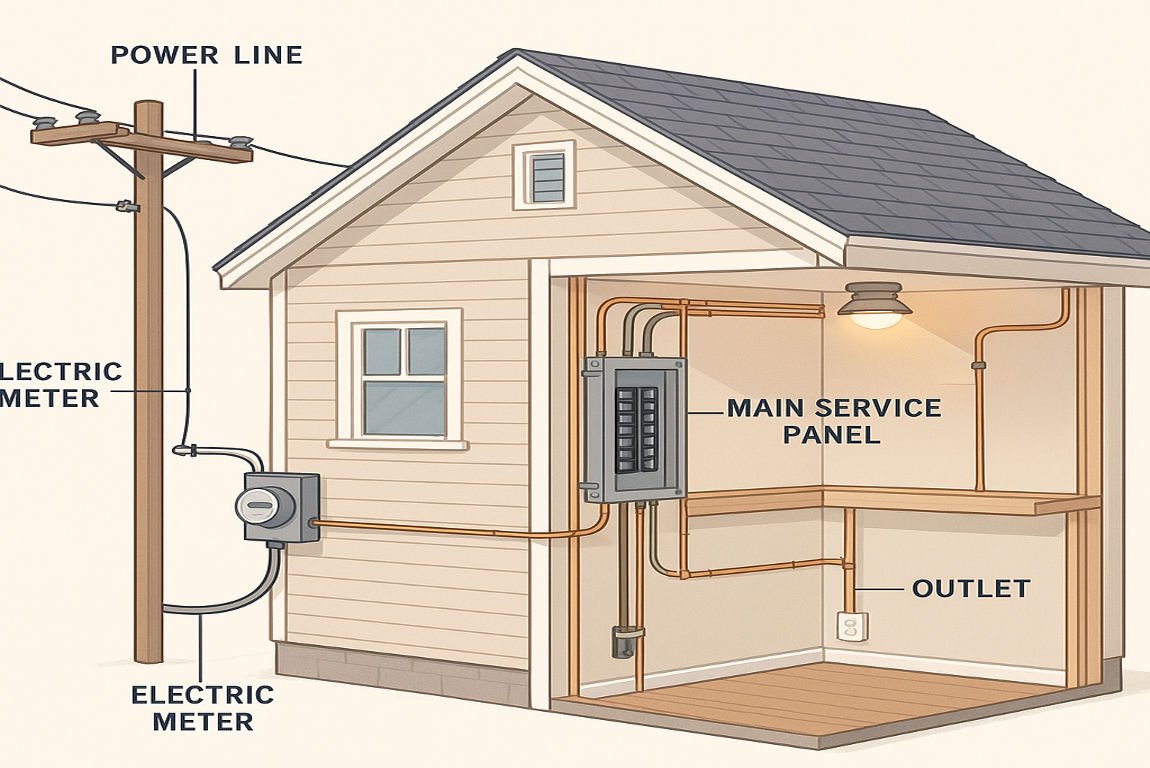 what is an house electrical plumbing