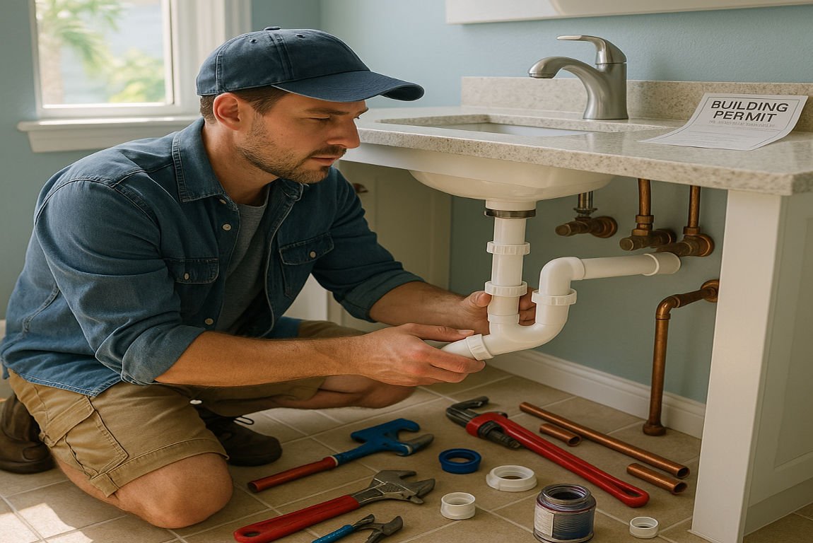can a homeowner replace plumbing system in highlands county florida