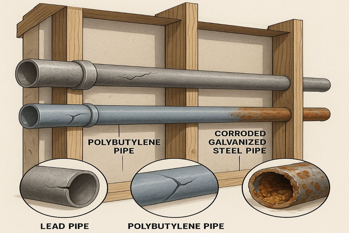 what house plumbing pipes are bad
