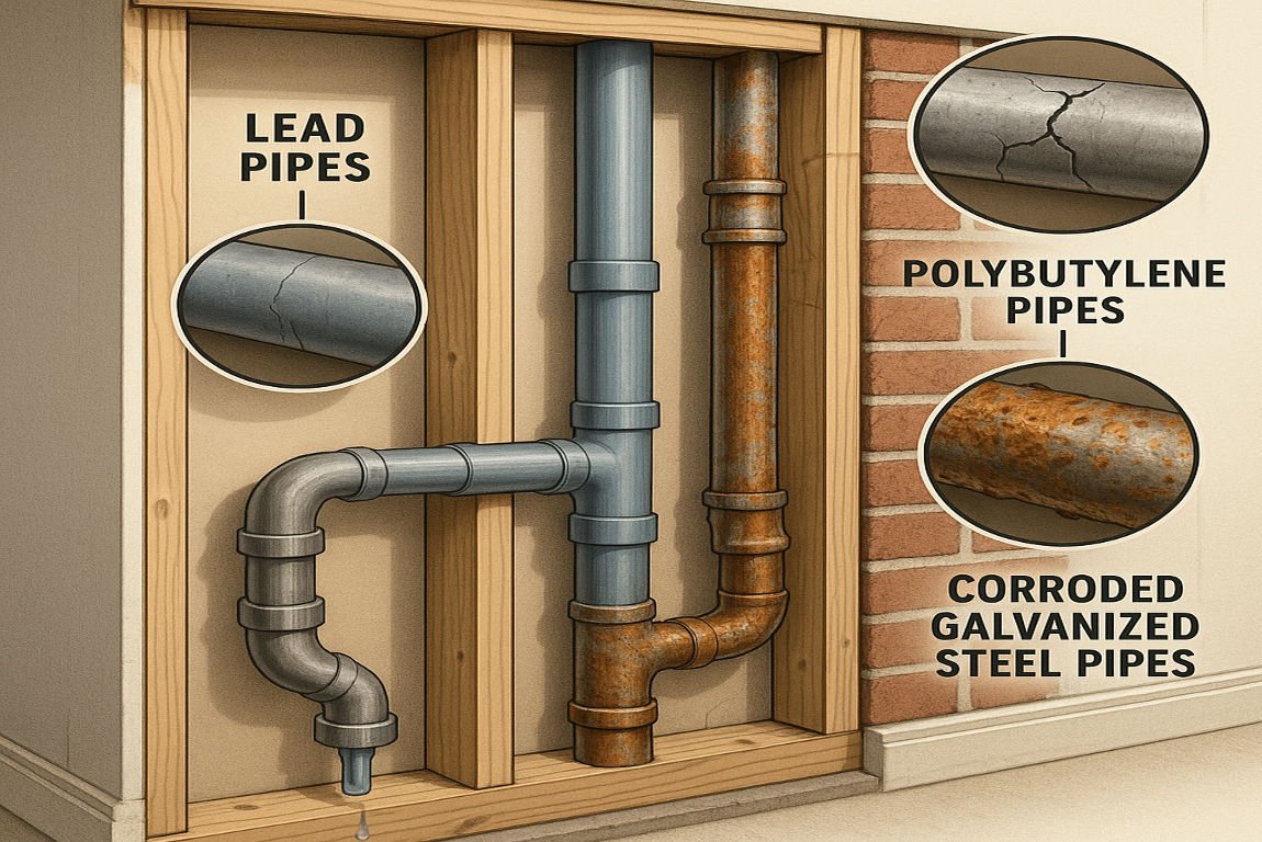 what house plumbing pipes are bad