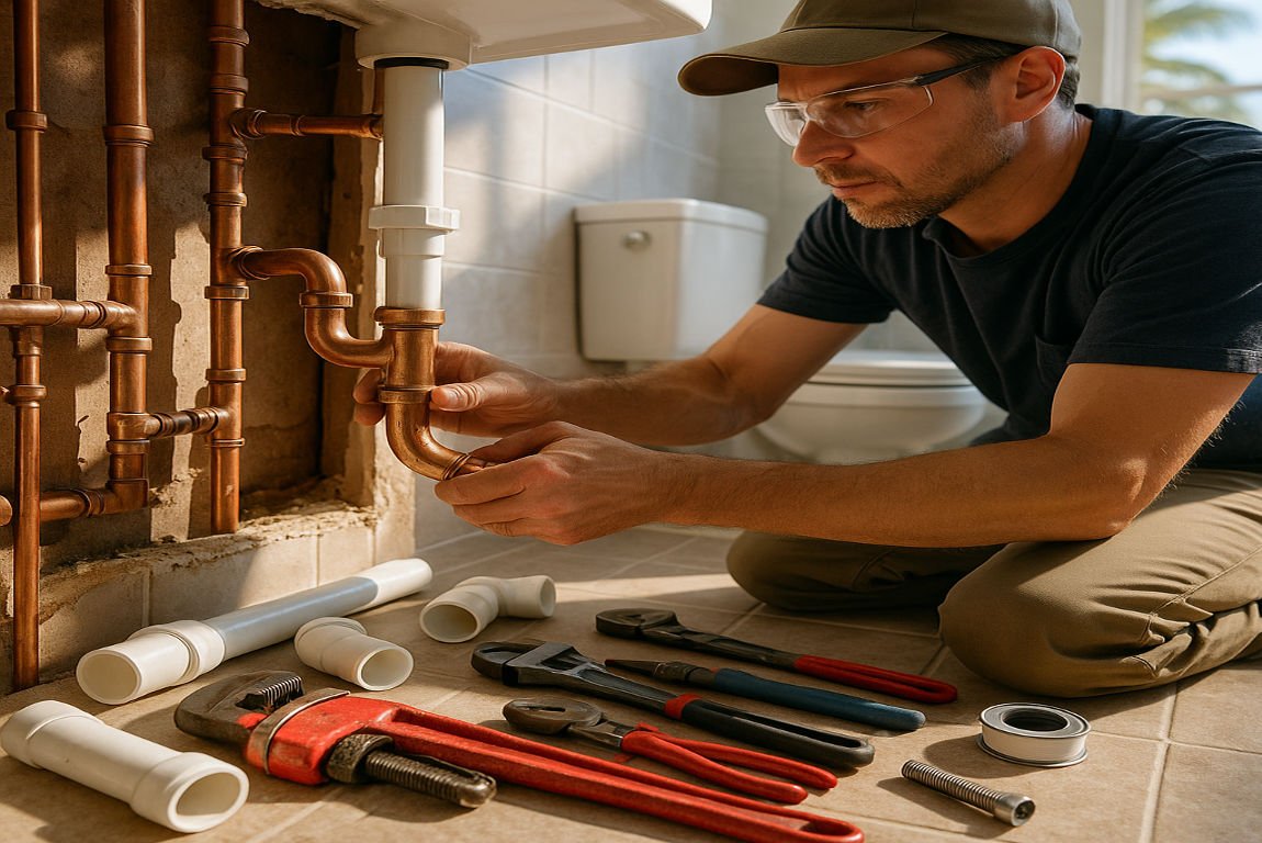 can a homeowner replace plumbing system in florida