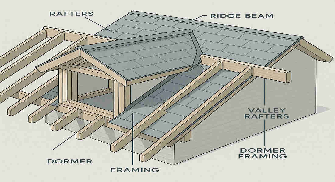 how to build a dormer house roof