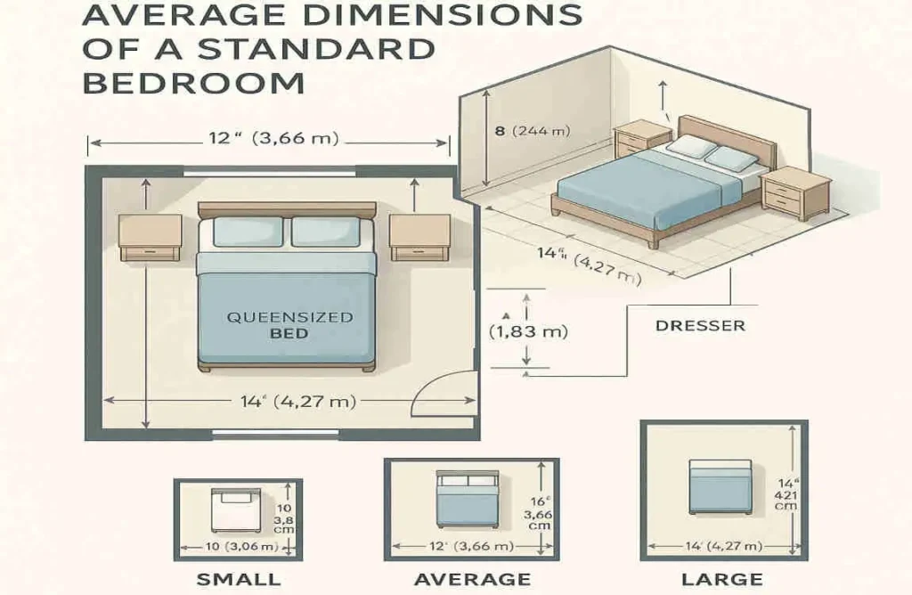 How Big Is an Average Bedroom? Essential Size Guide for Comfortable and Functional Home Living