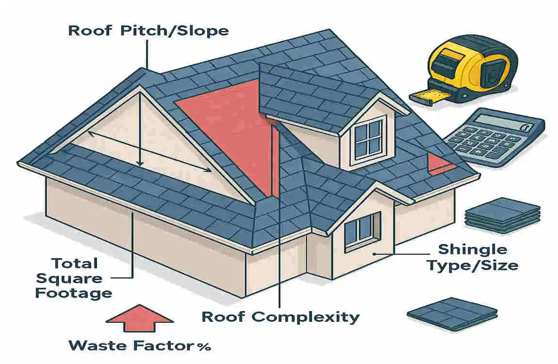 Shingle Needed for an 1884 Sq Ft Roof: Never Overbuy or Under-Estimate Your Home Project