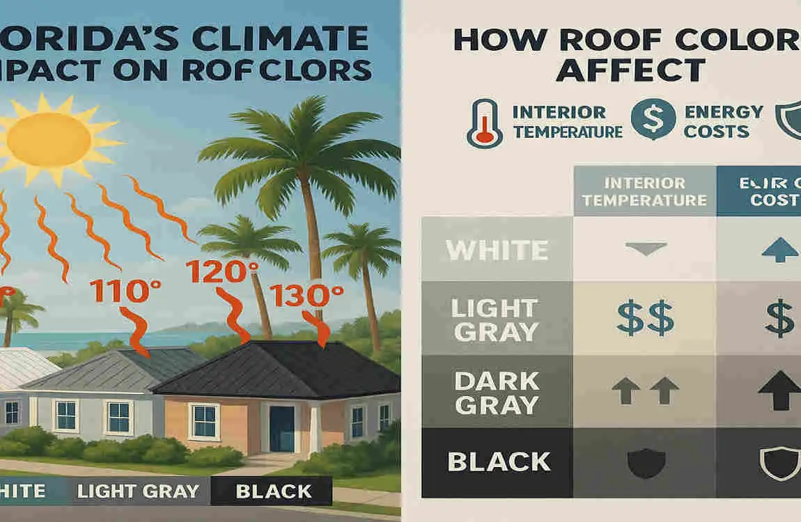 The Best Roof Color for Florida Homes: How to Choose for Style, Comfort, and Energy Efficiency