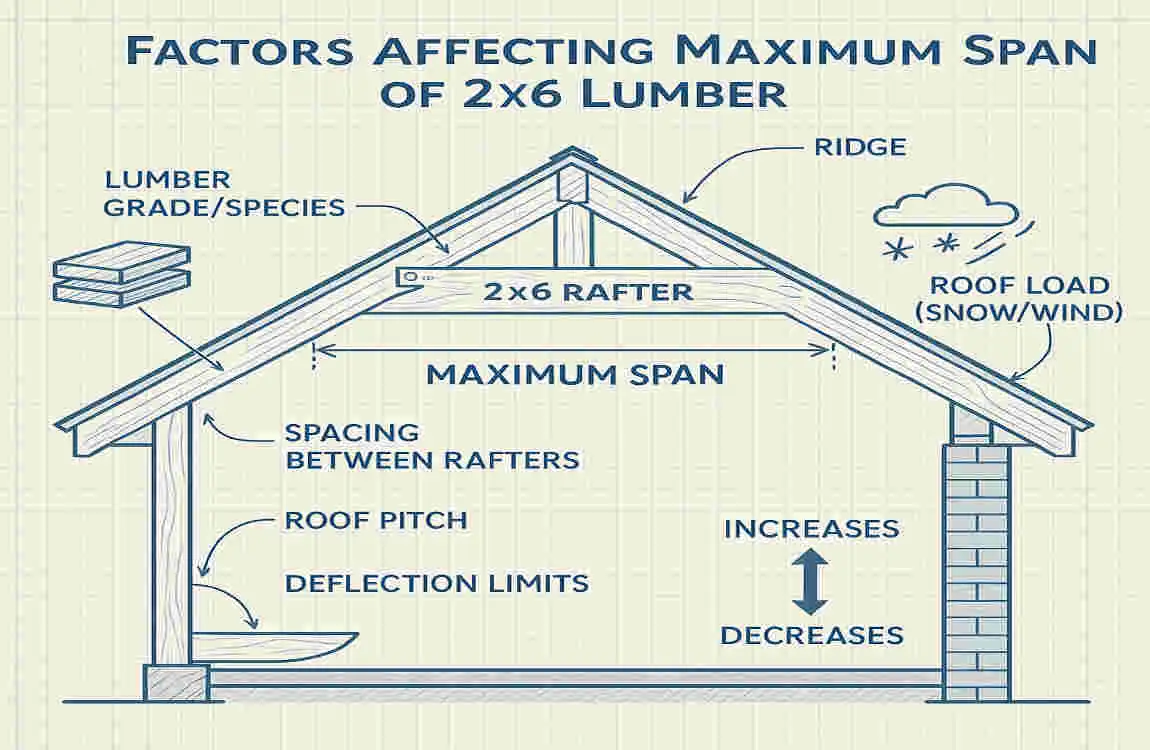 2x6 Roof Span Guide for Strong House Construction