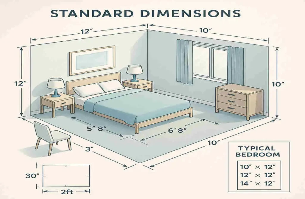 What Is the Standard Size of a Bedroom? Essential Room Dimensions for Modern House Designs What Is the Standard Size of a Bedroom? Essential Room Dimensions for Modern House Designs