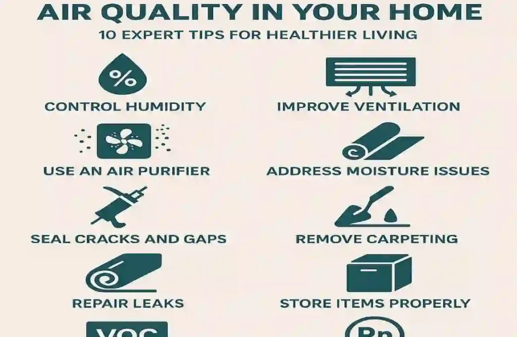 how to improve basement air quality