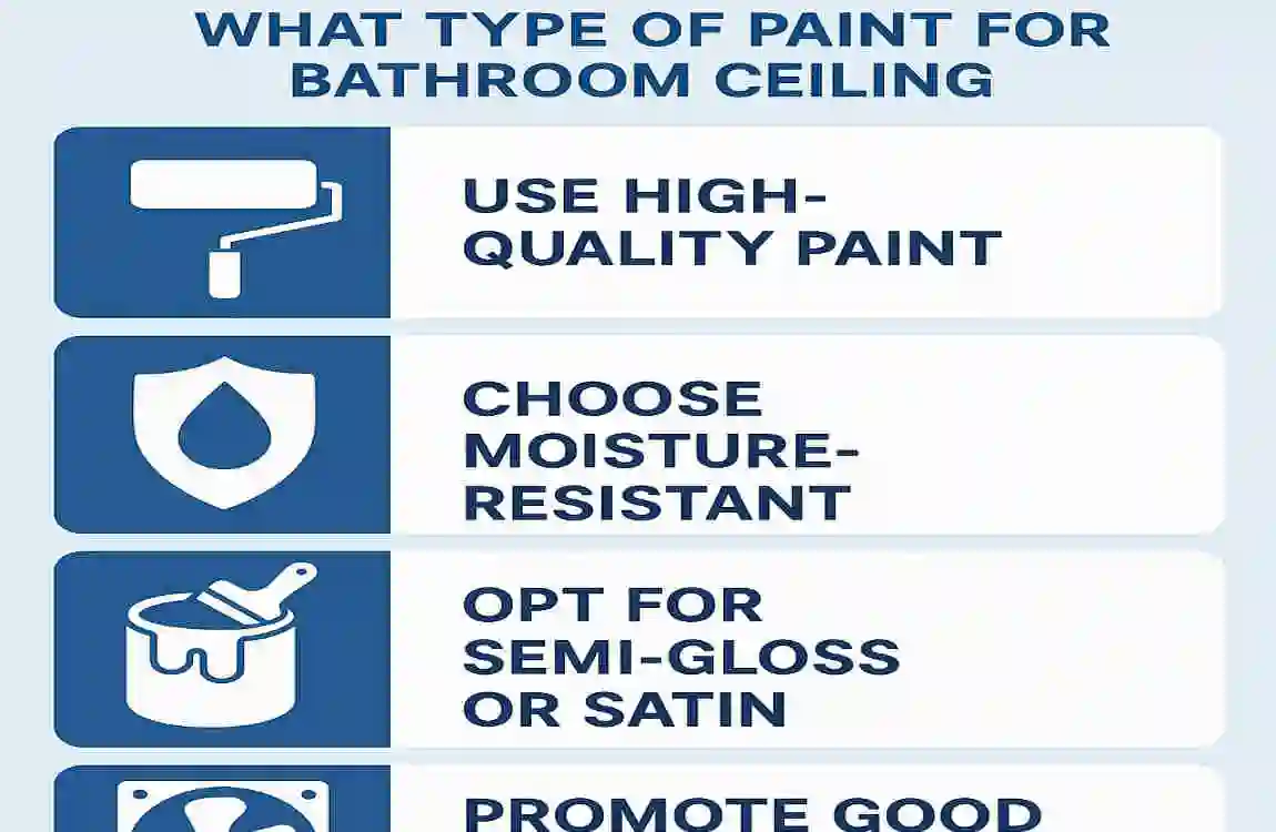 what type of paint for bathroom ceiling