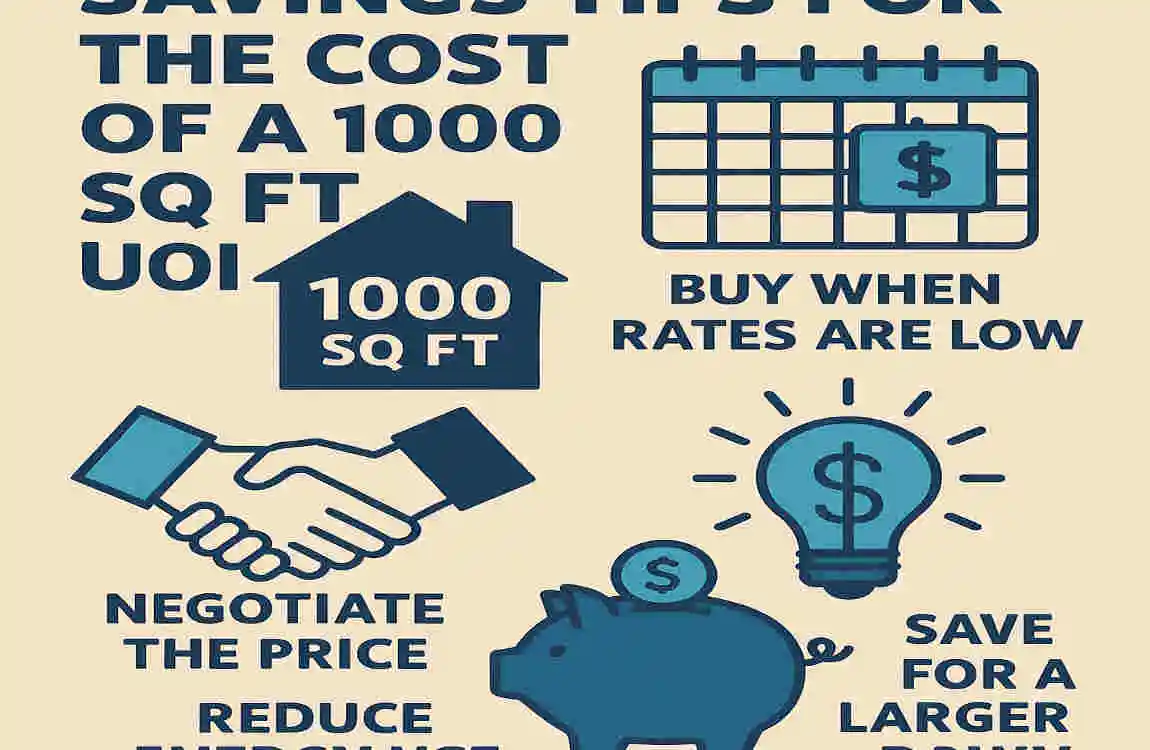 what is the cost of a 1000 sq ft house?