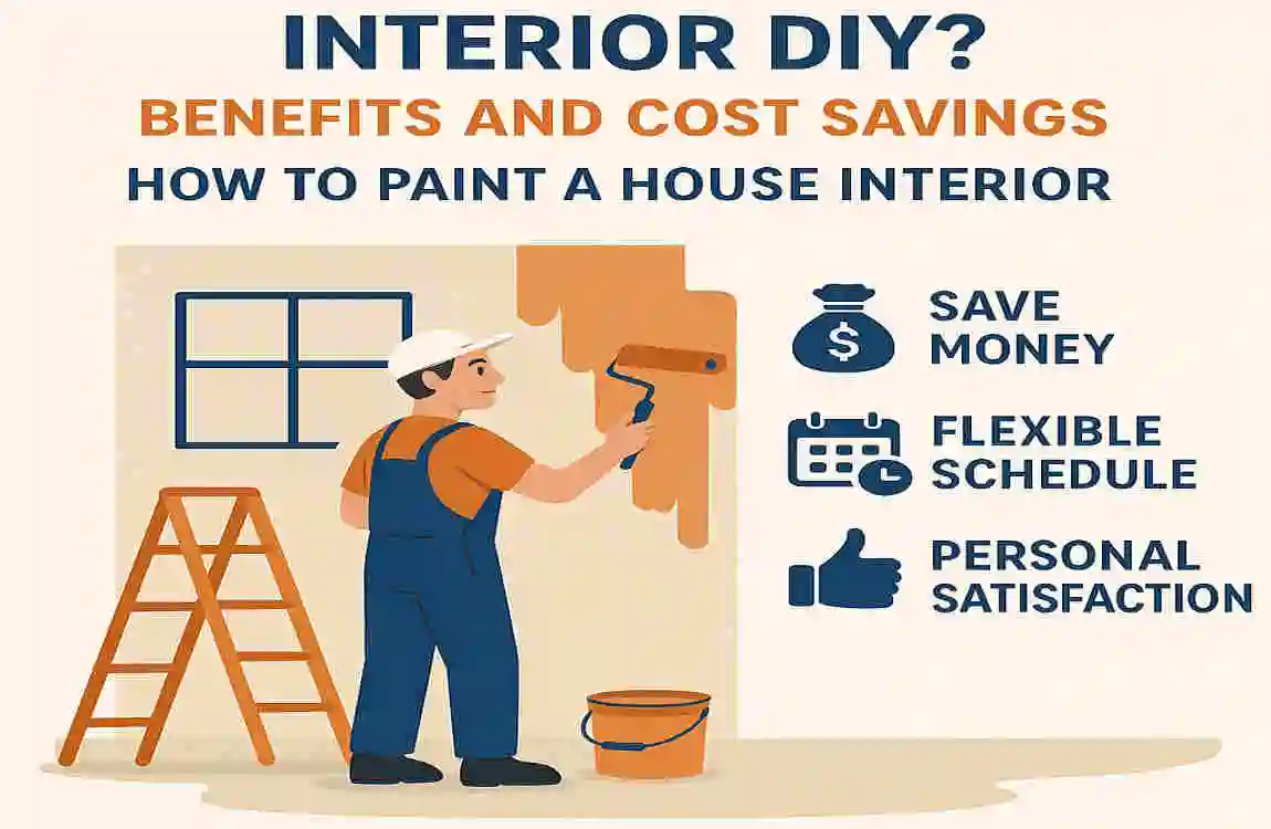 How to paint a house interior