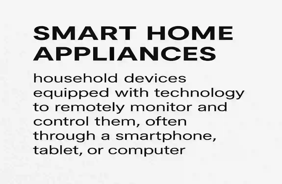what are smart home appliances