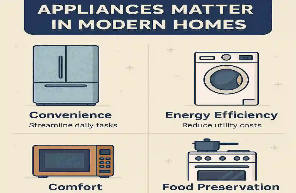 what appliances does a house need