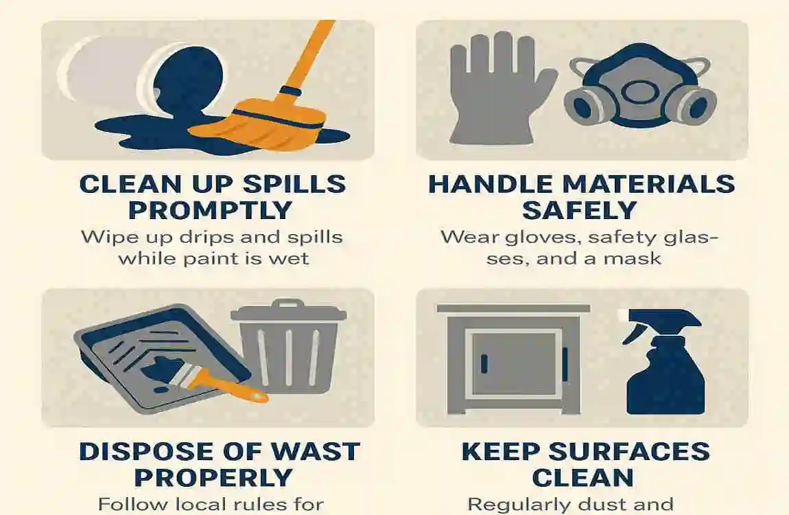 How to paint a house interior