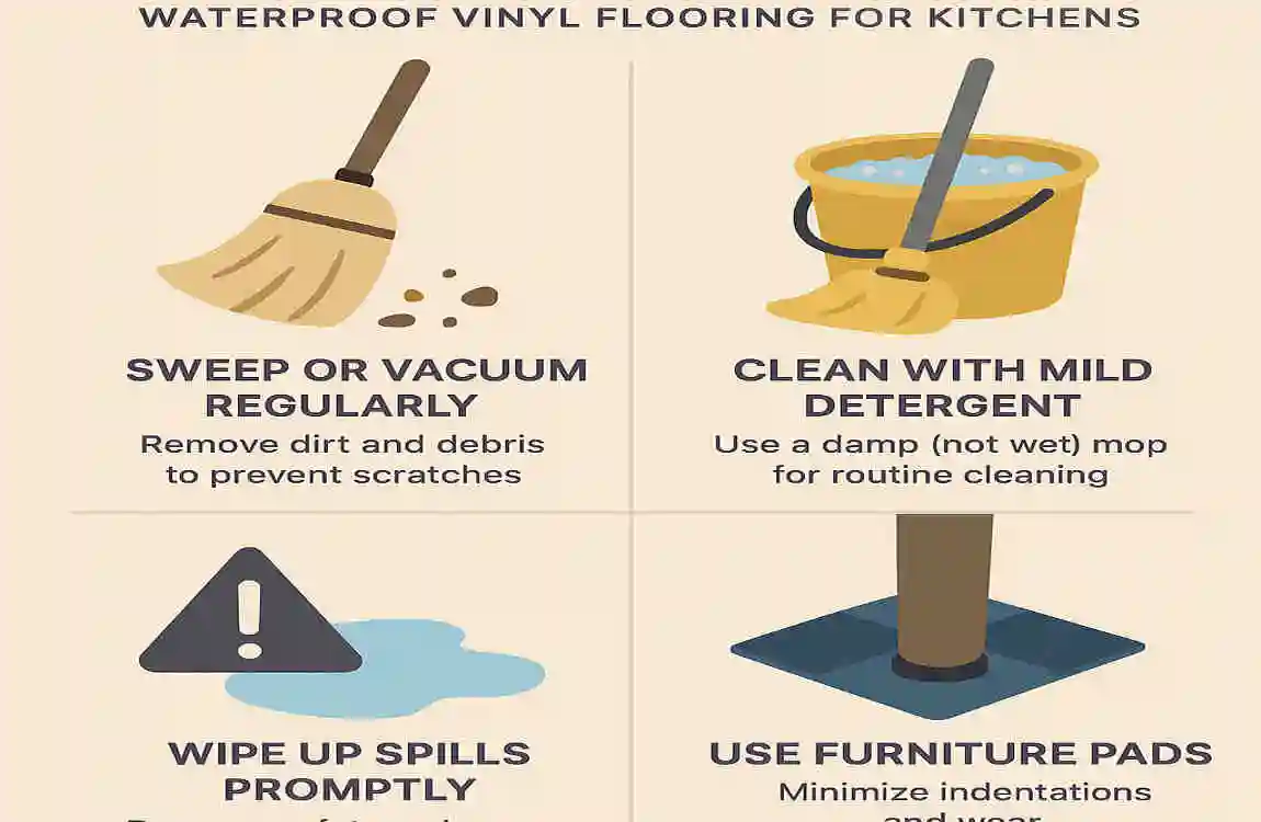 best waterproof vinyl flooring for kitchens