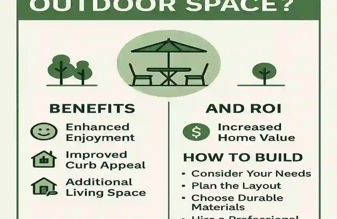 how to build outdoor space