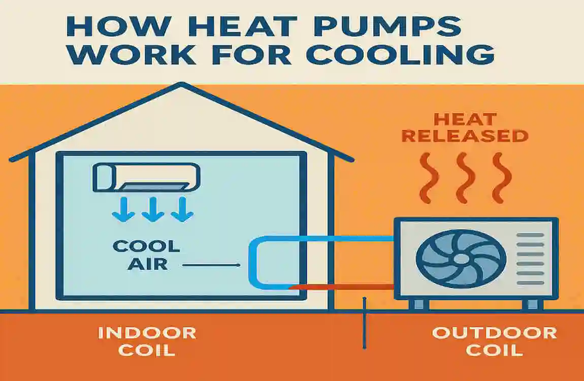 can a heat pump cool a house in 100-degree weather