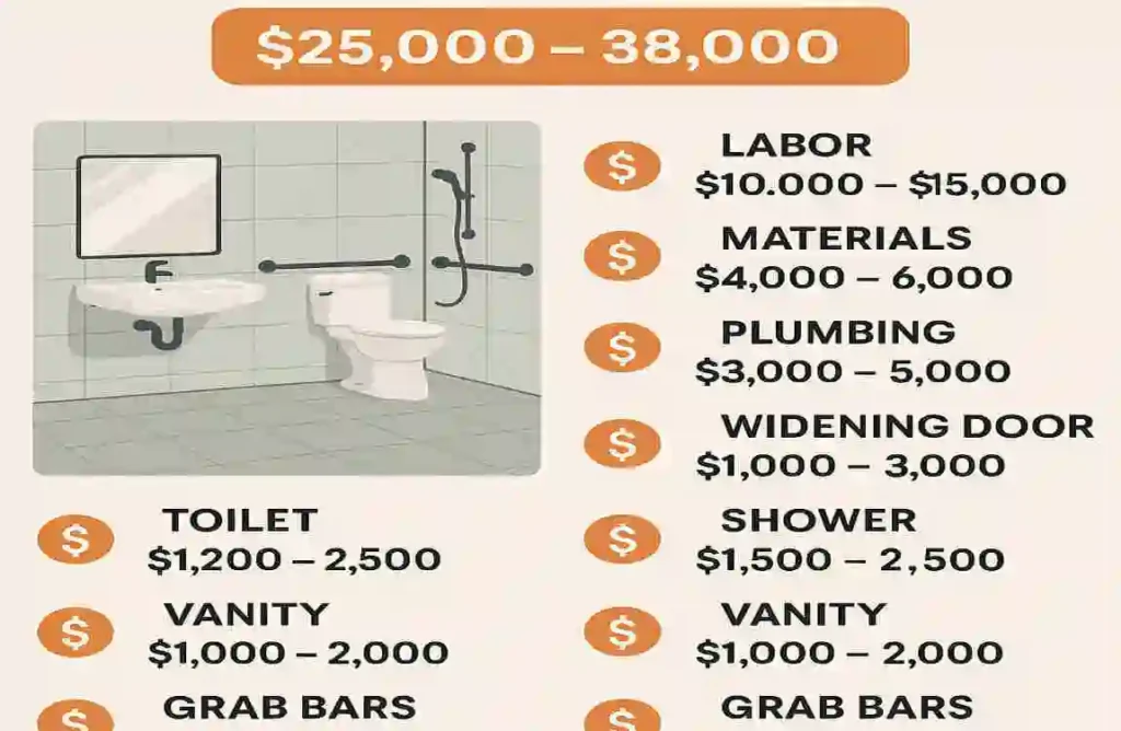 How Much Does It Cost to Build an ADA Bathroom in Your House Full Breakdown how much does it cost to build an ada bathroom