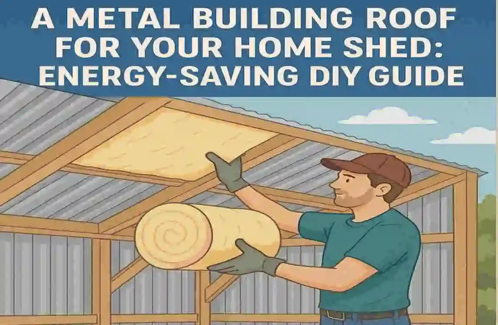 How to Insulate a Metal Building Roof for Your Home Shed: Energy-Saving DIY Guide how to insulate a metal building roof