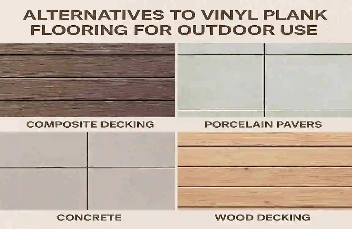 can vinyl plank flooring be used outside