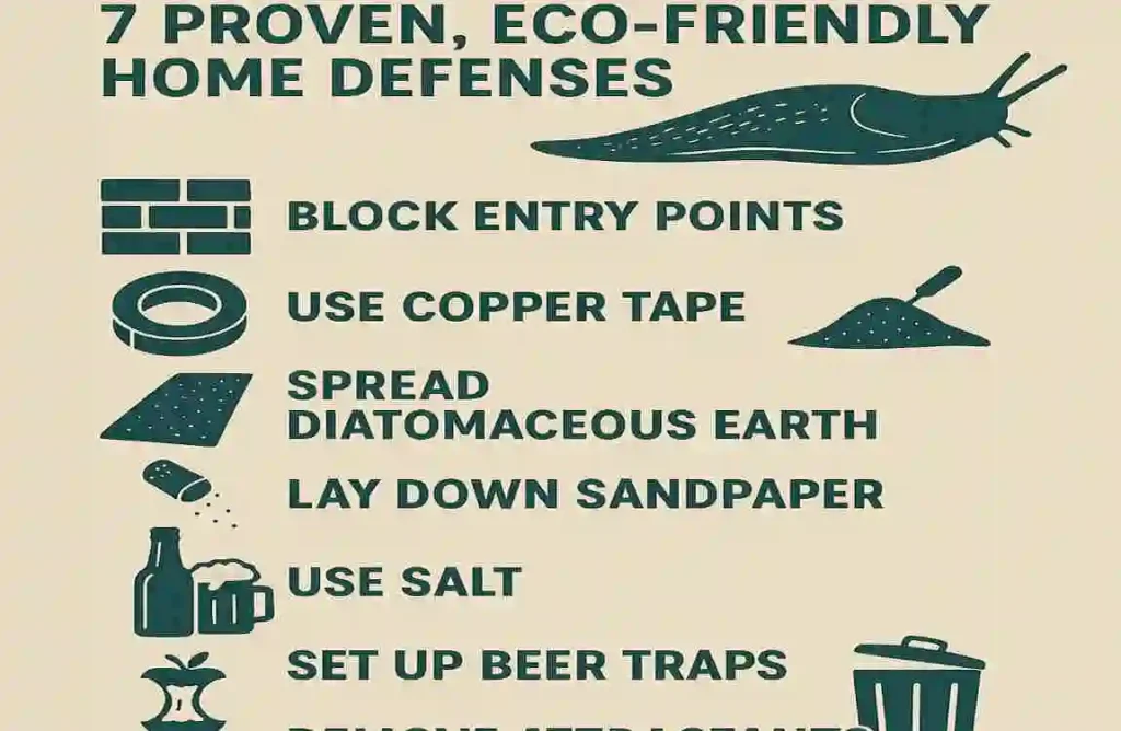 how to stop slugs coming into the house