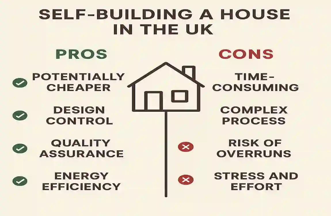 is it cheaper to buy land and build a house uk
