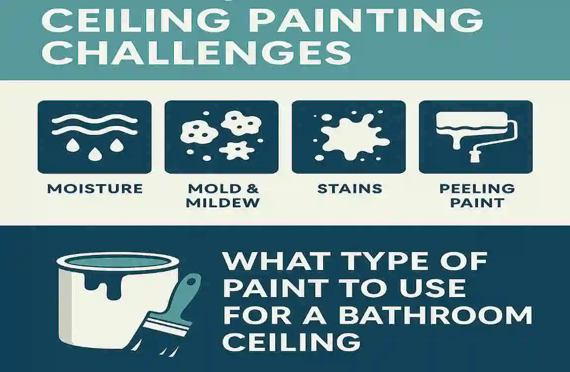 what type of paint for bathroom ceiling