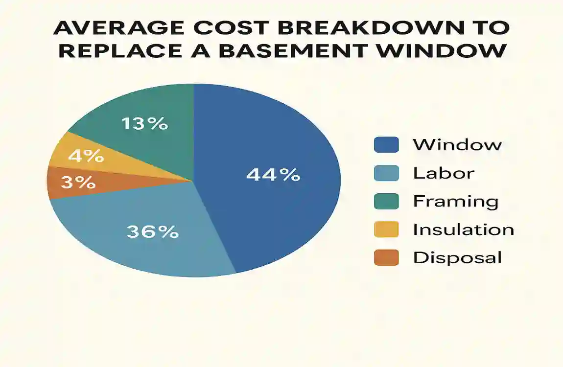 how much does it cost to replace a basement window