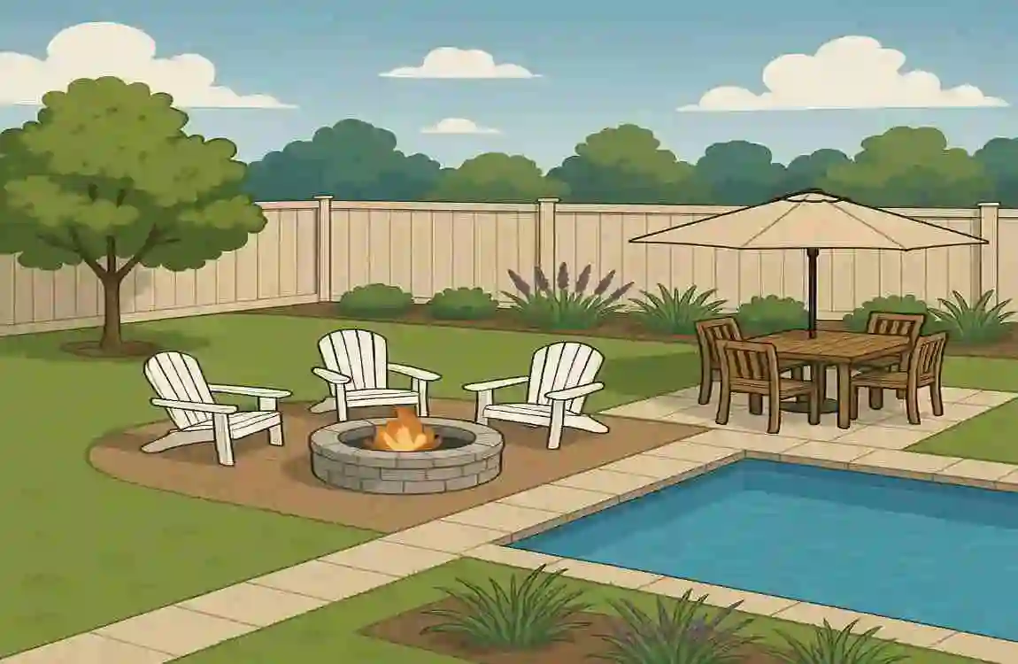 how to build outdoor space