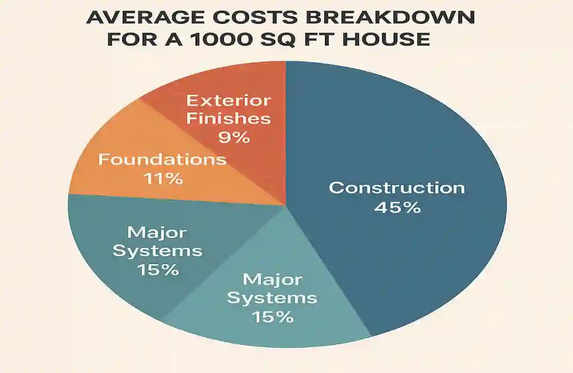 what is the cost of a 1000 sq ft house?